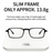 Ultra Thin Reading Glasses With Phone Case Stand Portable Stick On Phone Back Blocking Computer Readers Eyeglasses For Men Women