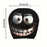 2pcs Funny Big-Eyed Cartoon Print Car Headrest Cover, Suitable For Travel And Daily Commuting,For Halloween Christmas Holiday