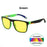 VIVIBEE Night Vision Glasses Yellow Polarized UV400 Men Square Driving Goggles Sports Women Anti Glare Car Eyepieces