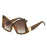 Irregular Square Sunglasses Women Double Color Frame Cat Eye Female Shades Brand Designer Gafas Luxury Sun Glasses UV400 Eyewear
