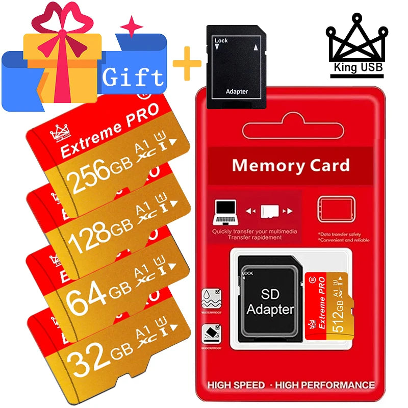 CCTV CAMERA High-speed Memory card Portable High Speed Micro TF Card 4/8/16/32/64/128/256/512GB 4/8/16/32/64/128/256/512GB