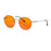 SHINU Lunettes rondes anti-lumière bleue verres de protection lunettes femme Orange rouge lunettes y2k Anti-lumière verte pour un bon sommeil