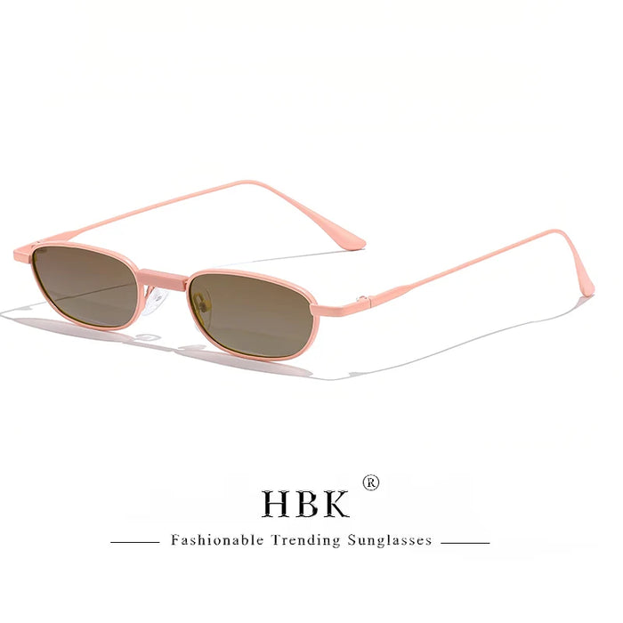 HBK New Retro Polarized Sunglasses Men Small Frame Tac Lenses Punk Sun Glasses Women Fishing Outdoor Party Eyeglasses