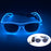 Nuevas gafas estilo Cyberpunk geniales, decoración de fiesta luminosa, gafas de sol LED que brillan, para fiestas en bares, raves y bailes