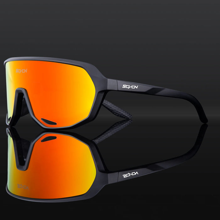 Scvcn - Photochromic Cycling Glasses for Men Bicycle Eyewear Mountain Bike Cycling Goggles UV400 MTB Road Sunglasses Women