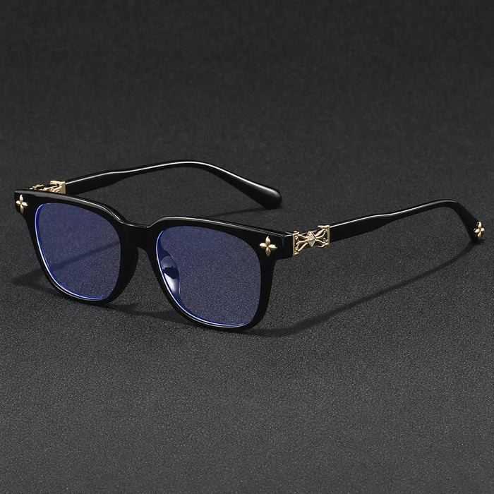 2026 New BEAU FIVE Retro Anti-Blue Light Square Frame Computer Protective Glasses Trendy Versatile High-Quality F114