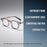 HBK  Square Flat Light Glasses for Men Women Retro TR Frame Eyeglass High-Quality Eyewear Minimalist Match Ideal Gifts
