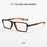 Men's Classic Full Frame Reading Glasses Clear Lens Comfortable Wear Ultra-Lightweight Frame Suitable Home Office Use Great Gift