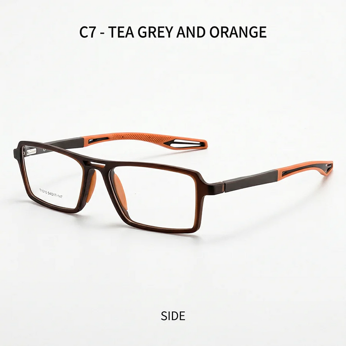 Men's Classic Full Frame Reading Glasses Clear Lens Comfortable Wear Ultra-Lightweight Frame Suitable Home Office Use Great Gift
