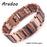 ARADOO Vintage Pure Copper Cross Men's Bracelet Magnetic Therapy Bracelet