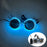 Nuevas gafas estilo Cyberpunk geniales, decoración de fiesta luminosa, gafas de sol LED que brillan, para fiestas en bares, raves y bailes