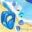 Easy to Wear Foldable Snorkeling Mask Anti Fog Anti Leak Full Face Snorkel Mask Soft Silicone Diving Mask Snorkeling