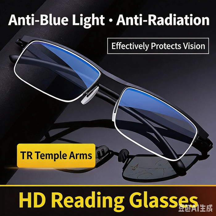 Gafas de lectura fotocromáticas de enfoque progresivo y multifocal, anti-luz azul, de doble enfoque para visión cercana y lejana, gafas para presbicia de enfoque variable