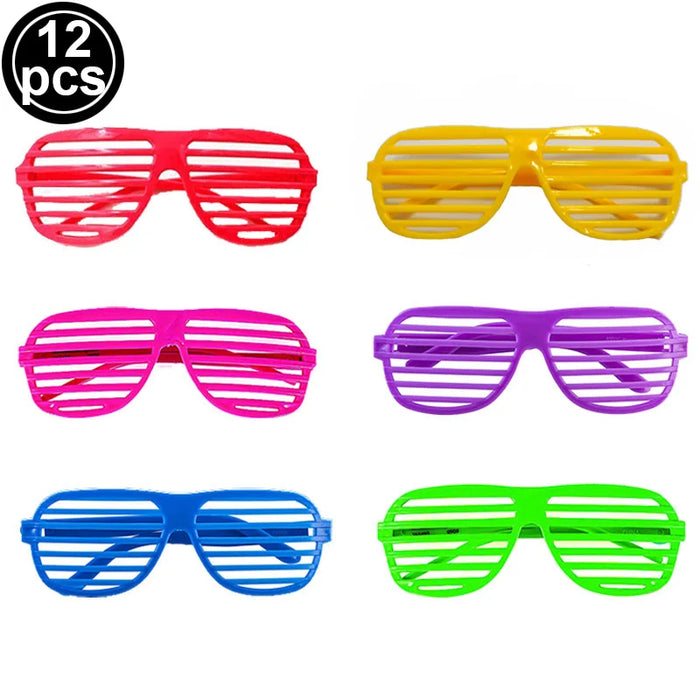 6 12 24 30 Pièces de fournitures de fête néon Chapeaux formels néon phosphorescents à la lumière UV Chapeau fluorescent Décorations de fête à lumière UV pour adultes