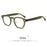HBK Retro Oval Glasses Frames Transparent Lenses Men High Quality TR-90 Frame Glasses Women's Anti BlueLight Computer Glasses