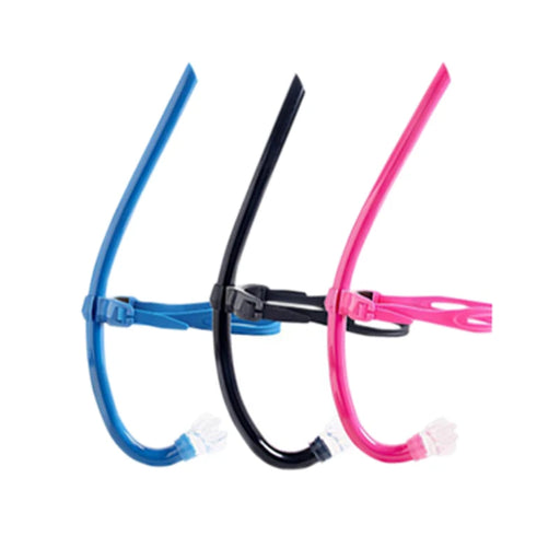 Tubo de entrenamiento de natación con montaje frontal, boquilla de silicona cómoda, equipo para nadadores junior, adultos, jóvenes y niños