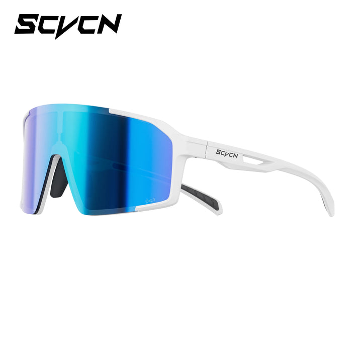 SCVCN Mountain Climbing Glasses Men Running Sunglasses Women MTB Hiking Bicycle Cycling Goggles UV400 Outdoor Sports Protection