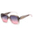 Gafas de sol cuadradas de mujer Y2K con montura de carey degradado estilo retro, diseño de personalidad de marca, modernas, combinan con todo, para hombre, con protección UV400