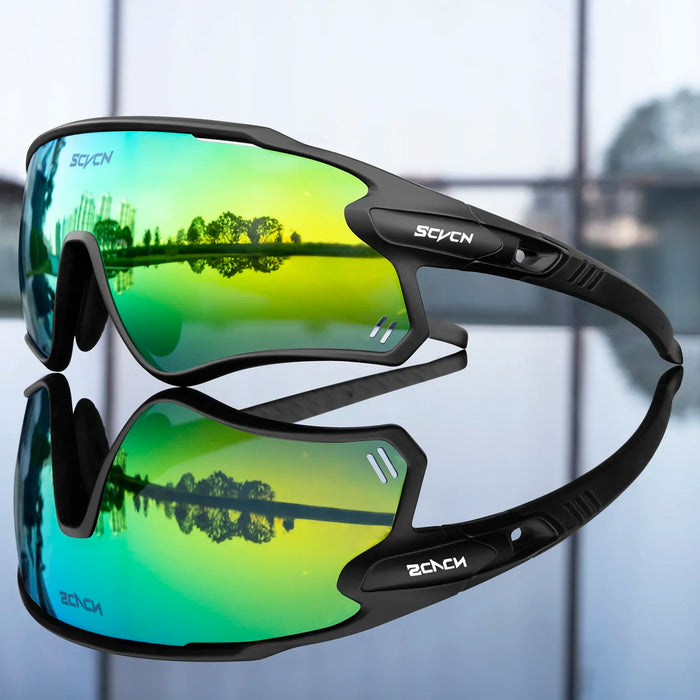 SCVCN Photochromic Cycling Glasses MTB Riding Running Sunglasses UV400 Polarized Fishing Goggles Man Woman Bike Bicycle Eyewear