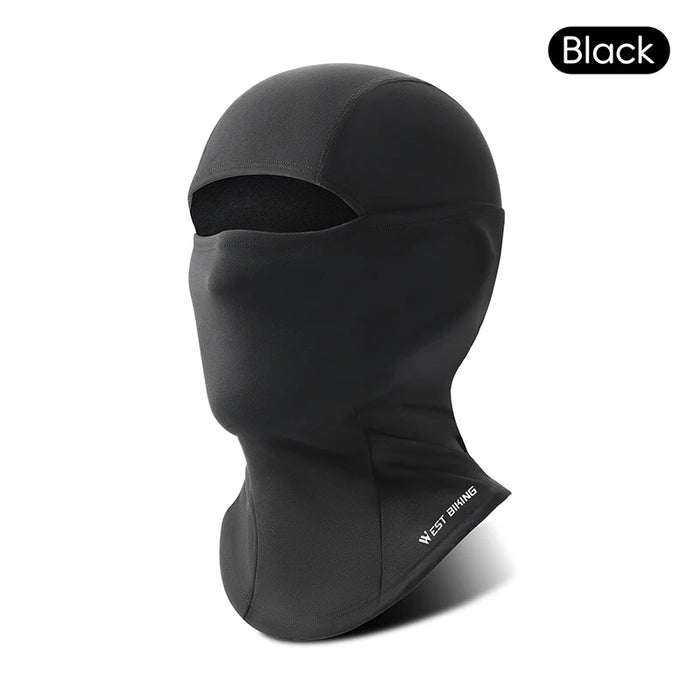 WEST BIKING Winter Thermal Balaclava High Elastic Breathable Windproof Cycling Headgear Fleece Bike Helmet Liner Sports Mask