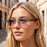Women Square Sunglasses Men Transparent Sun Glasses Travel Holiday Shades Vintage Retro UV400 Lunette Soleil Femme Gafas De Sol