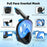 Full Face Snorkel Mask Snorkeling Swimming Diving Mask with Detachable Camera Mount Wide View Anti-Fog Anti-Leak for Adult Youth