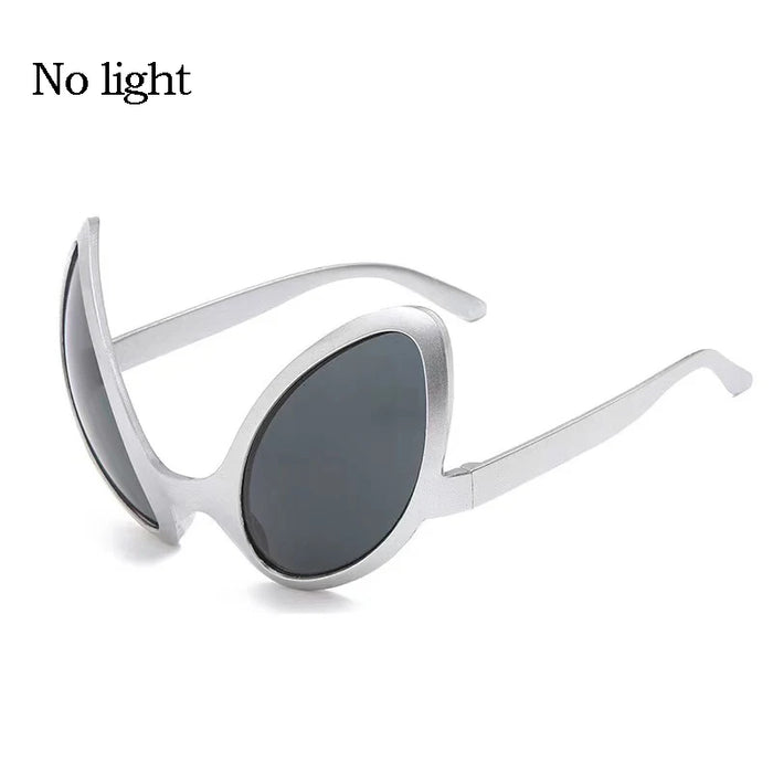 Lunettes lumineuses pour artistes de boîte de nuit Lunettes LED Fête Danse Rave Noël 6V LED Lunettes de soldat futuristes Lumières néon