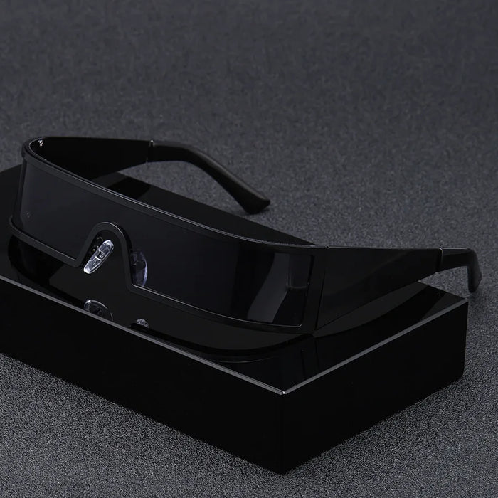 High-end Cyberpunk Style Men's Glasses, Fashionable Design with Future Tech Narrow Frames, Suitable for Parties and Gift-Giving