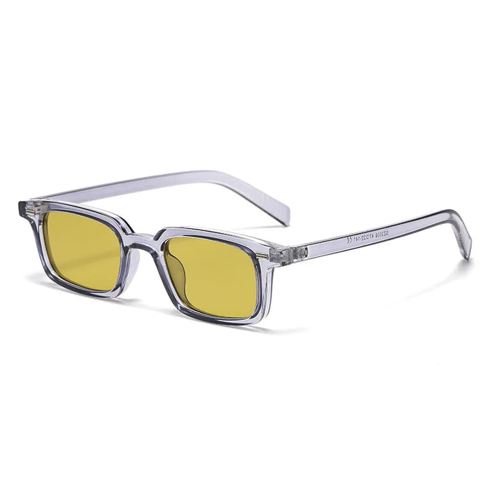 Retro Small Square Sunglasses Women Men Rivets GREEN Shades Fashion Eyewear Luxury Sun Glasses UV400 Brand Oculus Female Gafas