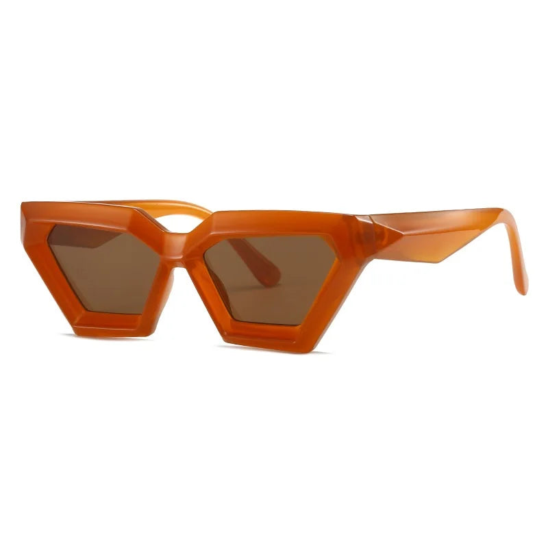 New Square Women Sunglasses Vintage Designer Fashion Men Cat Eye Sun Glasses Big Shades Luxury Brand Female Oculos UV400 Gafas