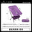 Juego de sillas de camping plegables, sillas plegables ligeras, sillas lunares ultraligeras para mochileros para jardín, picnic, playa, pesca