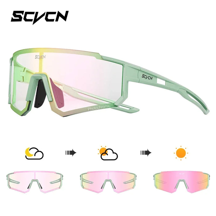 SCVCN MTB Bike Bicycle Camping Golf UV400 Glasses Women Baseball Fashion Street Sunglasses for Men Sport Y2K Cycling Glasses