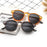 VIVIBEE Gothic Transparent Women Vintage Square Sunglasses 90s Round Sun Glasses 2026 Trending Products UV400 Men Shades