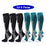 6Pairs Compression Socks 20-30mmHg High Stockings Men & Women Sports Marathon Cycling Football Varicose Veins EU35-45