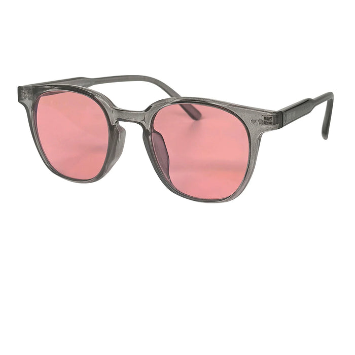 SHINU FL-41 Gafas FL41 Cristales Tintados para Hombre y Mujer, Lentes Rosa FL41 Bloqueadoras de Luz Azul Verde 480-520nm, Gafas para Migraña