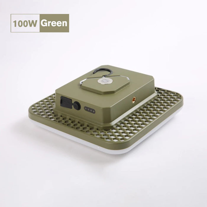 18000mAh 100W Rechargeable LED Camping Lantern Strong Light Magnetic Portable Torch Tent Light Emergency Work Maintenance Light