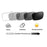 Lunettes presbytes à changement de couleur, lunettes à zoom automatique, lunettes demi-cerclées, lunettes presbytes anti-lumière bleue808