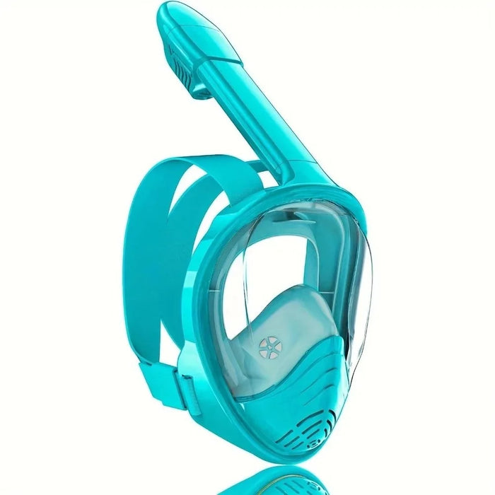Easy to Wear Foldable Snorkeling Mask Anti Fog Anti Leak Full Face Snorkel Mask Soft Silicone Diving Mask Snorkeling