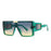 Gafas de sol con visera, máscara, para mujeres y hombres, de gran tamaño, a prueba de viento, estilo punk, montura cuadrada grande, gafas deportivas UV400 Oculos