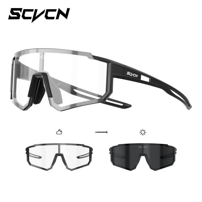 SCVCN Children's Polarized Photochromic Cycling Sunglasses Outdoor Running Glasses Boy Girl 6-14 Years Glasses Kids UV400