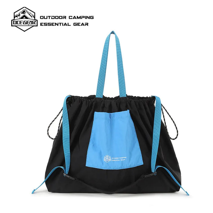 32L Large Capacity Foldable Tote Bag Ultralight 70D Nylon Shoulder Bag Waterproof Outdoor Camping Hiking Grocery Shopper Bag
