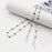 Vintage Long Crystal Glasses Chain Eyeglass Lanyard Glasses Necklace Eye wear Accessories