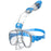 Underwater Snorkeling Half face Face Children Swimming Mask Set Scuba Diving Respirator Masks Anti Fog Safe Breathing for Adult