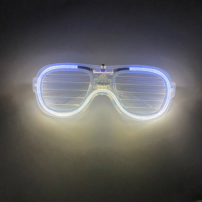 Funny LED Light Up Flashing Party Noodle Bridal Headband LED Glasses Girls Noodle Hair Bachelorette Party Rave Costume Dress Up