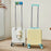 14-Inch Carry-On Suitcase with 3-Section Pull Rod Mobile Phone Holder And Cup Holder Lightweight Travel Luggage Handbag Suitcase