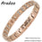 ARADOO Preumium Pure Copper Bracelet for Men Women Double Row Magnetic Therapy Wristband Jewelry Gifts