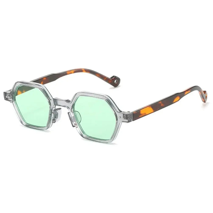 New Hippie Small Round Square Sunglasses Men Women Retro Steam Punk Glasses Vintage Gradient Driving Glasses UV400