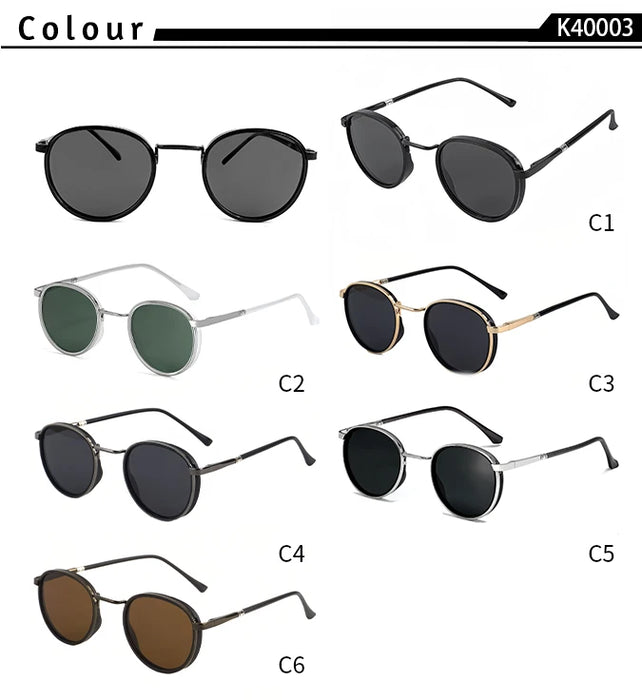 HBK Trendy and Avant-Garde Men's Polarized Sunglasses Personalized Design Fashionable Unisex UV400 Sun Glasses Ideal for Gifts