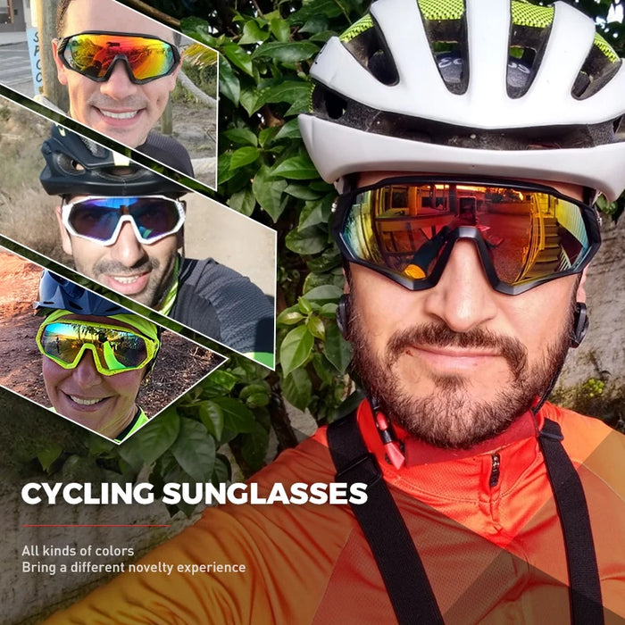 SCVCN Fashion Road Bicycle Glasses UV400 Photochromic Sunglasses MTB Men Women Sports Protection Eyewear Runing Cycling Goggles