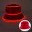 Solid Color Style Beach LED Cap Luminous Fisherman Hat El Wire Bucket Hats Glow In The Dark For Club Rave Party Wedding Props